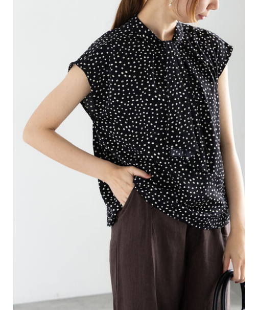 パターンアソートボウタイブラウス