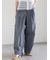 シャンブレーワイドパンツ