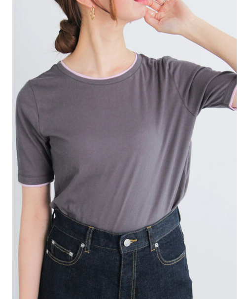 ハーフスリーブレイヤードシアーTOPS