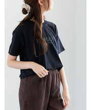 発泡ロゴプリントTシャツ