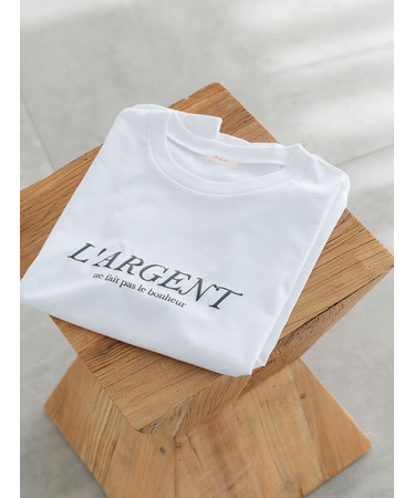 発泡ロゴプリントTシャツ