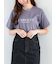 発泡ロゴプリントTシャツ