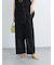 クレープメッシュストレートパンツ（セットアップ可）