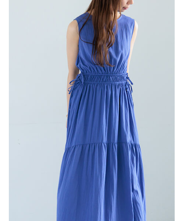 ドロストティアードワンピース