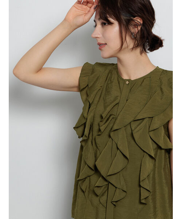 ラッフルフリルブラウス