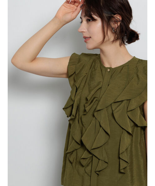 ラッフルフリルブラウス