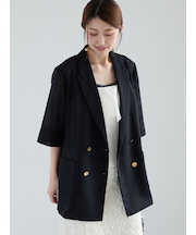 メッシュハーフスリーブジャケット