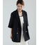 メッシュハーフスリーブジャケット