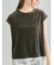 シアーベロアロゴ刺繍TOPS