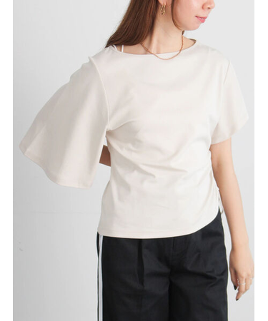 アシメスリーブプルオーバー