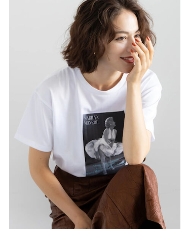 マリリンモンローシネマフォトTシャツ