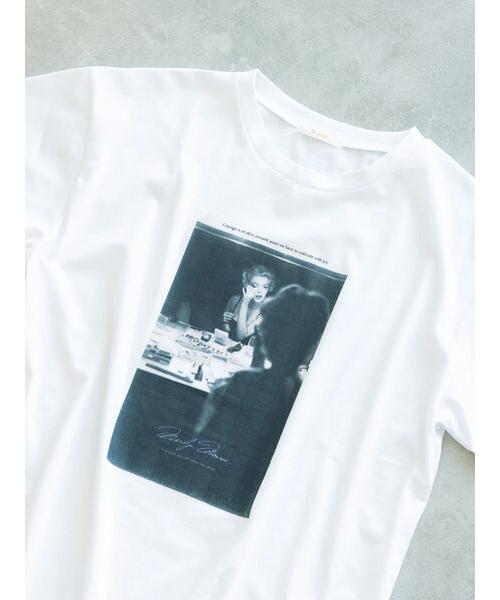 マリリンモンローミラーフォトTシャツ｜テチチの通販｜&mall（アンド