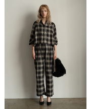 チェックスラックス（セットアップ可）《2025Autumn catalog item》