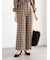 チェックスラックス（セットアップ可）《2025Autumn catalog item》