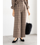 チェックスラックス（セットアップ可）《2025Autumn catalog item》