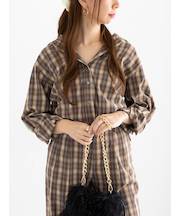 チェックショートシャツ（セットアップ可）《2025Autumn catalog item》