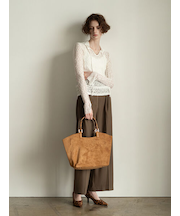 ハイウエストフロントジップワイドパンツ《2025Autumn catalog item》