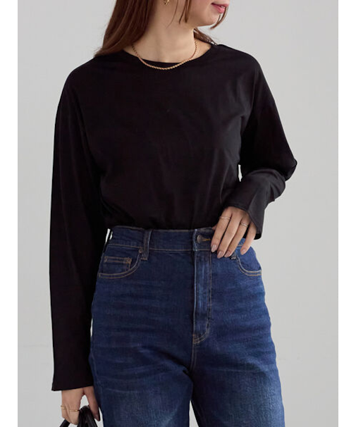 シルケット天竺ロングスリーブTee