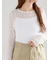 パッチワークレースクルーネックTOPS《2025Autumn catalog vol.2 item》