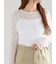 パッチワークレースクルーネックTOPS《2025Autumn catalog vol.2 item》