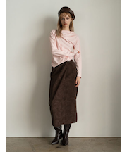 エコスエードベルテッドスカート《2025Autumn catalog vol.2 item》