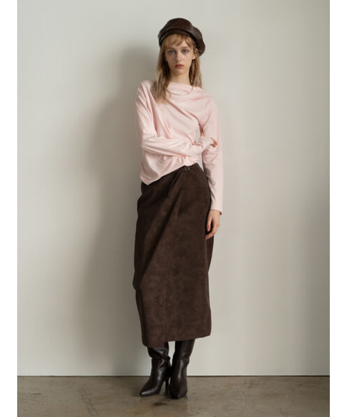 エコスエードベルテッドスカート《2025Autumn catalog vol.2 item》