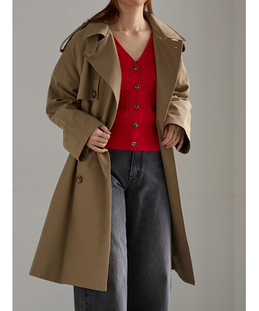 オーバーサイズトレンチコート《2025Autumn catalog vol.2 item》