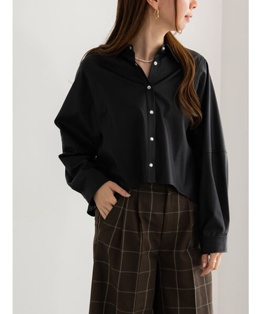 ファブリックアソートクロップトシャツ《2025Autumn catalog vol.2 item》