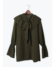 ボウタイチュニックフリルブラウス《2025Autumn catalog vol.2 item》
