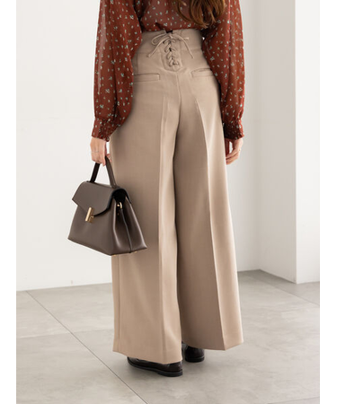 バックレースアップロングパンツ《2025Autumn catalog vol.2 item》