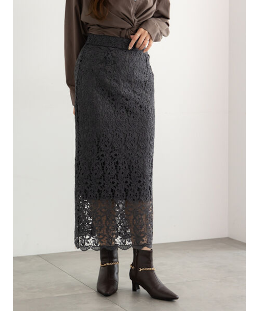 ケミカルレースナロースカート《2025Autumn catalog vol.2 item》