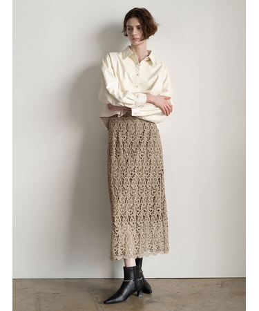 ケミカルレースナロースカート《2025Autumn catalog vol.2 item》