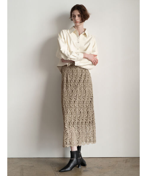 ケミカルレースナロースカート《2025Autumn catalog vol.2 item》