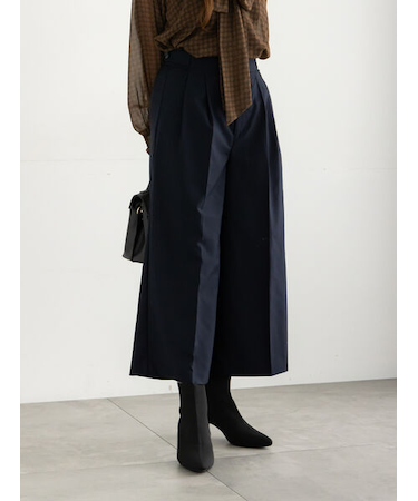 パターンアソートワイドクロップトパンツ