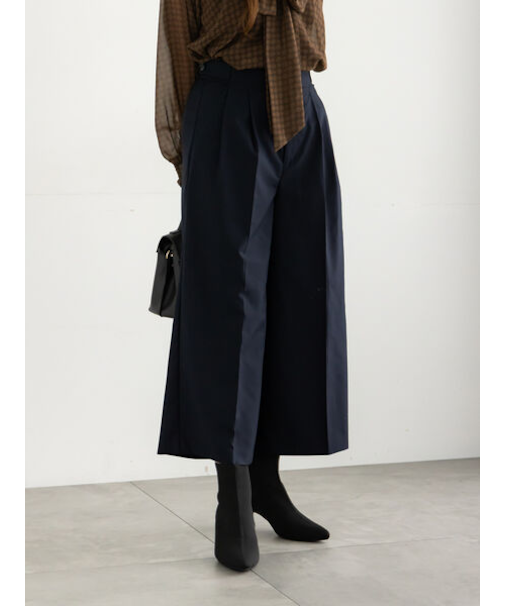 パターンアソートワイドクロップトパンツ