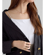 カップ付きスクエアキャミソール