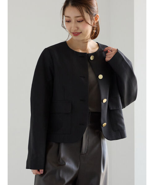 コンパクトノーカラージャケット