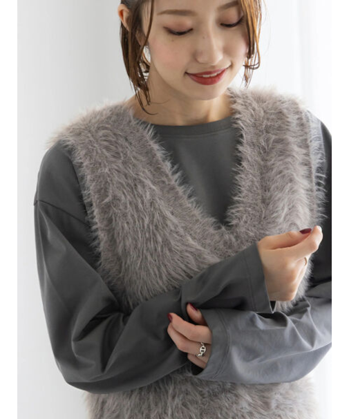 【泉 里香さん着用・Oggi.jp10/23掲載】シルケットロングスリーブTシャツ