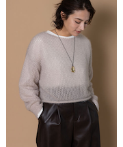 キャットヤーンメッシュニット