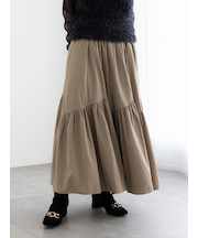 マットタフタバイヤスティアードスカート《2025winter catalog item》