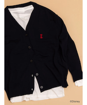 【Disney】101/刺繍Vネックカーディガン