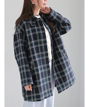 ロービングチェックミドルコート《2025winter catalog item》