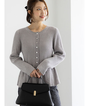 モールペプラム2WAYニット