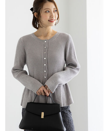 モールペプラム2WAYニット