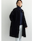 ウールメルトンノーカラーロングコート《2025winter catalog item》