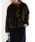 グラデーションファーノーカラージャケット《2025winter catalog item》