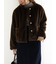 グラデーションファーノーカラージャケット《2025winter catalog item》