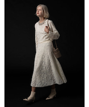 起毛レースニットスカート(セットアップ可)《2025winter catalog item》