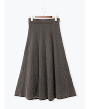 起毛レースニットスカート(セットアップ可)《2025winter catalog item》