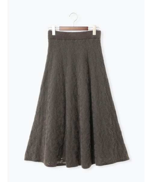 起毛レースニットスカート（セットアップ可）《2025winter catalog item》